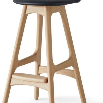 Barová židle s koženým sedákem Findahl by Hammel Buck