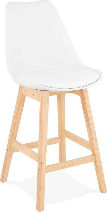 Bílá barová židle Kokoon April
