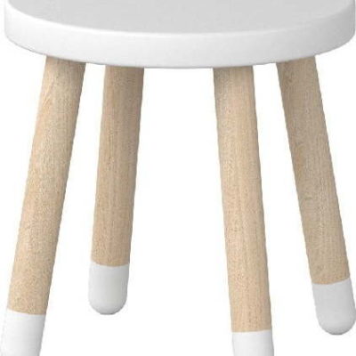 Bílá dětská stolička Flexa Dots