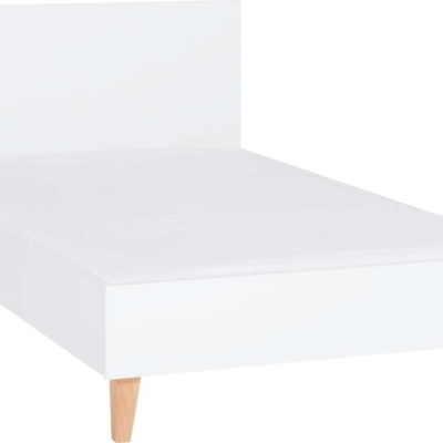 Bílá jednolůžková postel Vox Concept