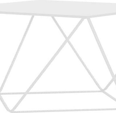 Bílý konferenční stolek Custom Form Daryl