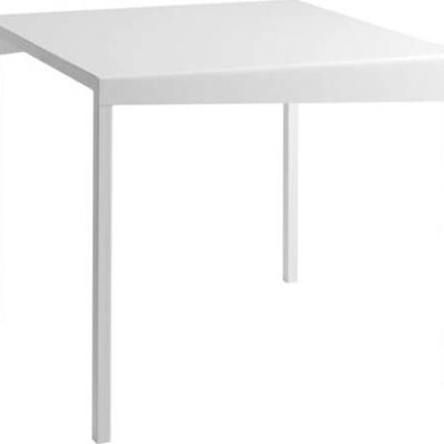 Bílý kovový jídelní stůl Custom Form Obroos