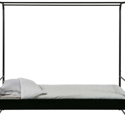 Černá jednolůžková postel vtwonen Bunk