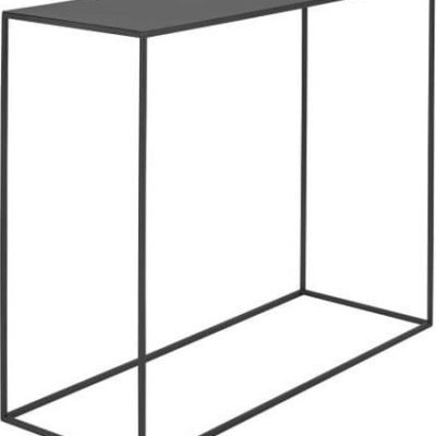 Černý konzolový kovový stůl Custom Form Tensio