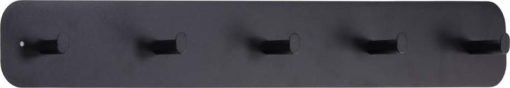 Černý kovový nástěnný věšák Actona Selje