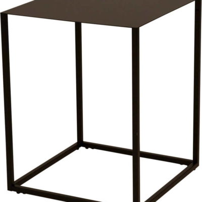 Černý kovový odkládací stolek Canett Lite