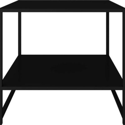 Černý kovový odkládací stolek Canett Lite