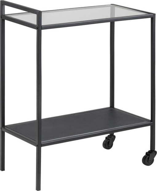 Černý odkládací stolek Actona Seaford