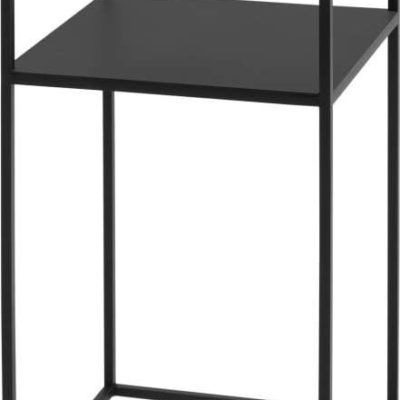 Černý odkládací stolek Custom Form Tensio