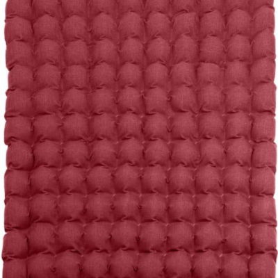 Červená relaxační masážní matrace Linda Vrňáková Bubbles