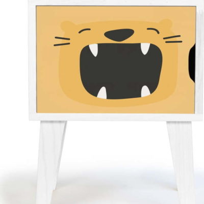 Dětský dřevěný noční stolek Little Nice Things Roar