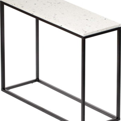 Konzolový stolek s kamennou deskou RGE Bianco