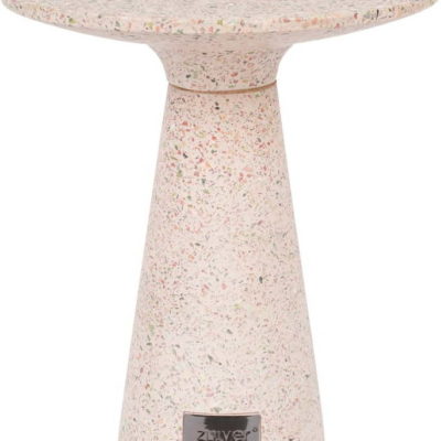 Růžový odkládací stolek vhodný do exteriéru Zuiver Victoria