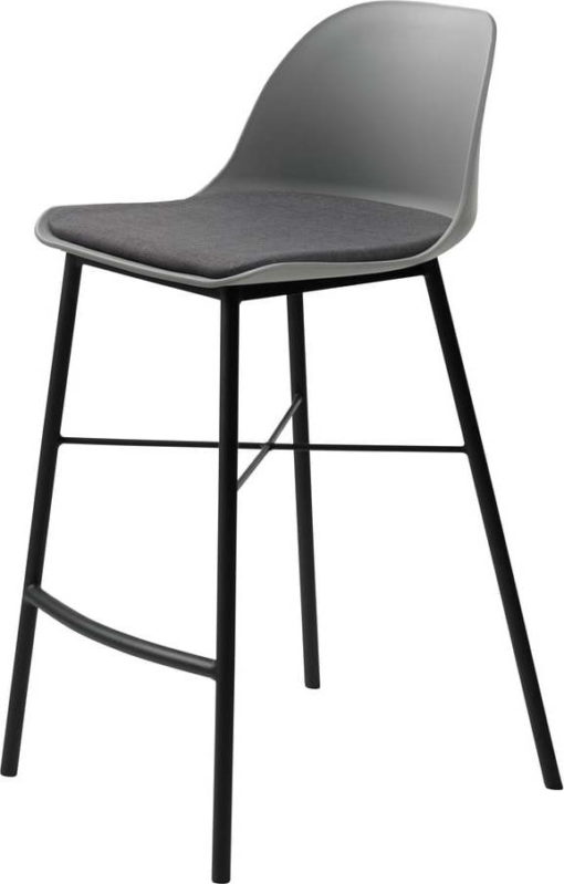 Šedá barová židle Unique Furniture Whistler