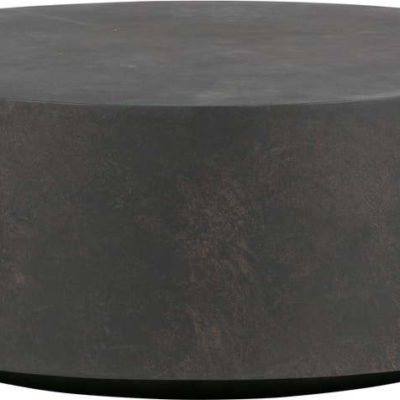 Tmavě hnědý konferenční stolek z vláknitého jílu WOOOD Dean