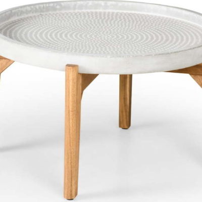 Zahradní stolek s šedou betovonou deskou Bonami Selection Bari