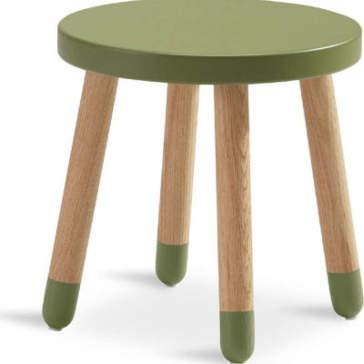 Zelená dětská stolička Flexa Dots