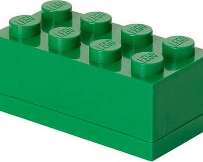 Zelený úložný box LEGO® Mini Box Lungo