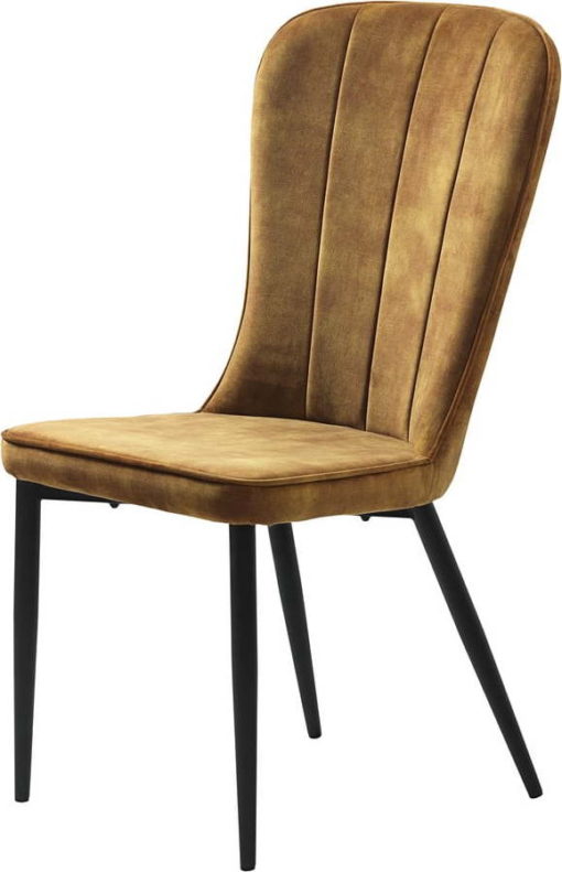 Žlutá jídelní židle Unique Furniture Hudson