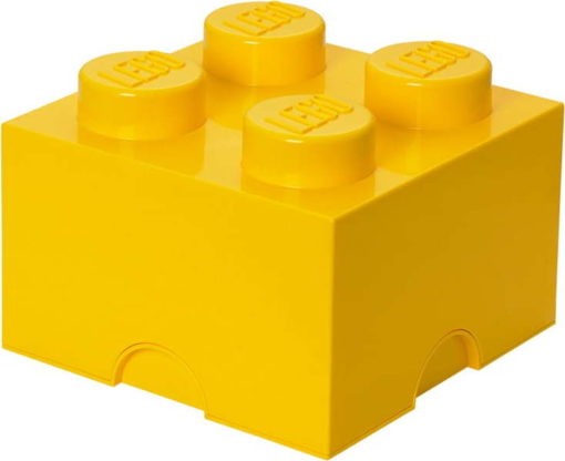 Žlutý úložný box čtverec LEGO®