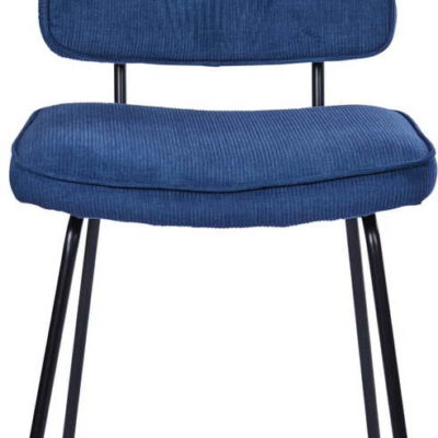 Tmavě modrá jídelní židle Tom Tailor for Tenzo Tube Chair