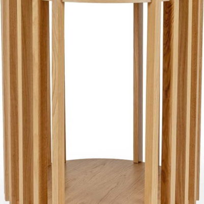 Odkládací stolek z dubového dřeva Woodman Drum