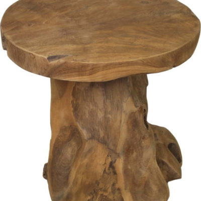Odkládací stolek z teakového dřeva HSM collection Kruk Root