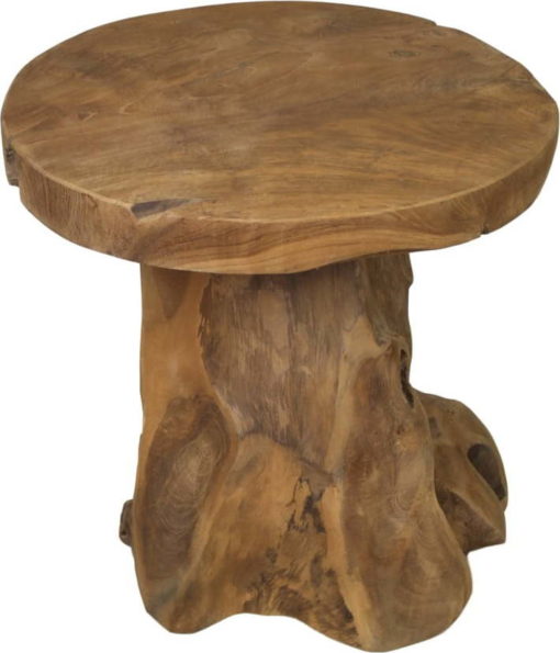 Odkládací stolek z teakového dřeva HSM collection Kruk Root