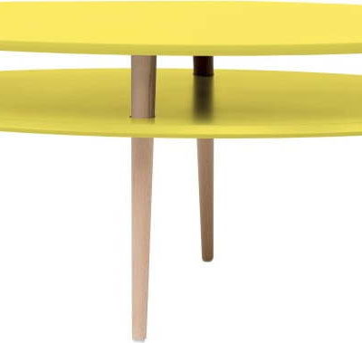Žlutý konferenční stolek Ragaba OVO