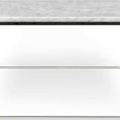 Mramorový konferenční stolek 75x75 cm Gleam - TemaHome