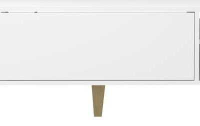 Bílý TV stolek 165x43 cm Prism - TemaHome France