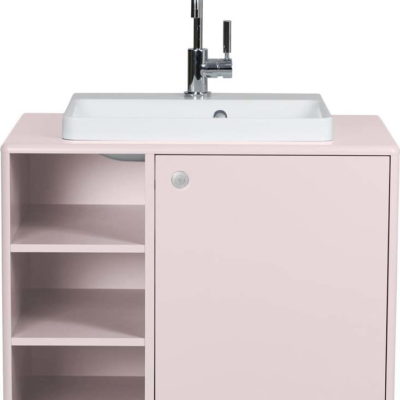 Růžová skříňka pod umyvadlo 80x62 cm Color Bath - Tom Tailor for Tenzo