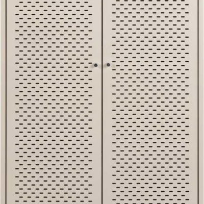 Béžová kovová šatní skříň 80x160 cm Newcastle - Actona