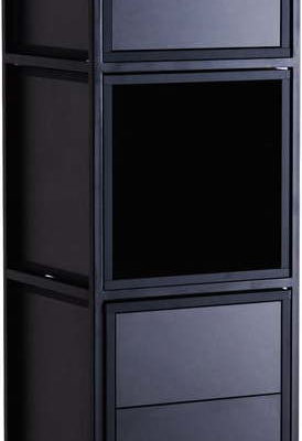 Černá skříňka 45x145 cm Skap - CustomForm