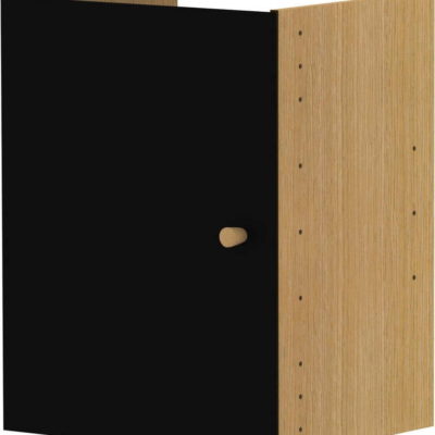 Černý modulární policový systém 33x43.5 cm Z Cube - Tenzo