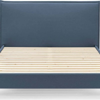 Modrá dvoulůžková postel Bobochic Paris Sary Dark