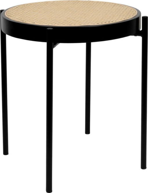 Ratanový kulatý odkládací stolek ø 50 cm Spike - Zuiver