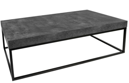 Betonově šedý konferenční stolek TEMAHOME Petra III 120 x 75 cm