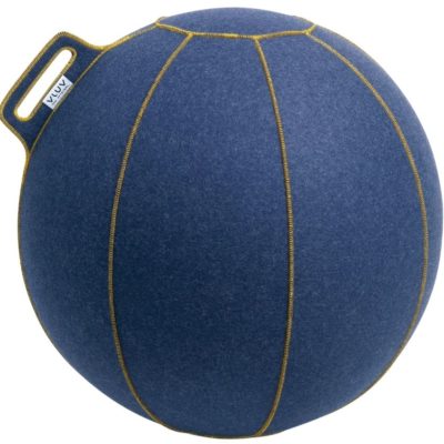 Modrý sedací / gymnastický míč VLUV VELT Ø 65 cm