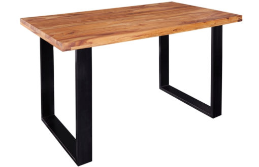Moebel Living Masivní sheeshamový jídelní stůl Fabio 120 x 80 cm