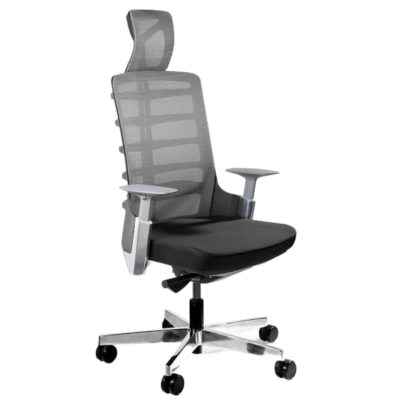 Office 360 Černá látková kancelářská židle Spin