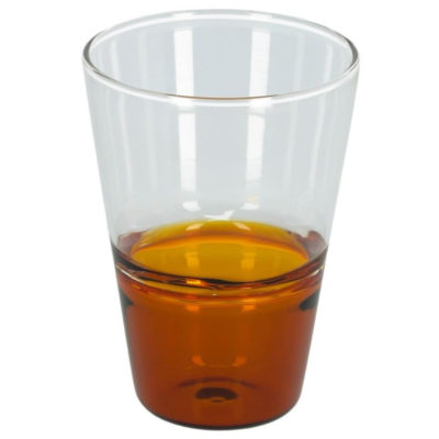 Oranžová sklenice Kave Home Fiorina 0