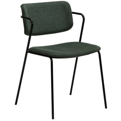 ​​​​​Dan-Form Zelená látková jídelní židle DAN-FORM Zed