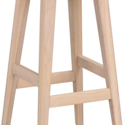 Barová židle z dubového dřeva v přírodní barvě 65 cm Austin - Rowico