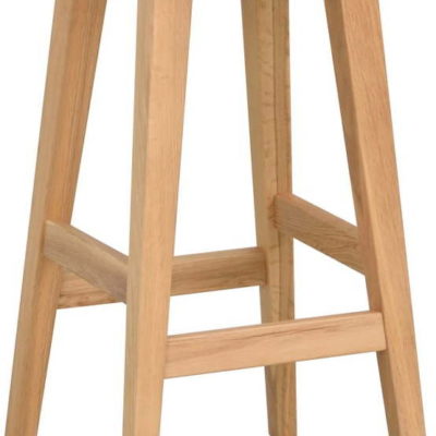 Barová židle z dubového dřeva v přírodní barvě 65 cm Austin - Rowico