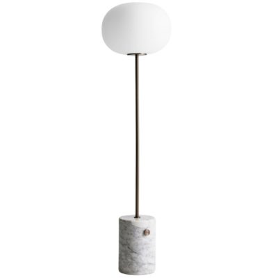 Bílá mramorová stojací lampa MENU JWDA 150 cm