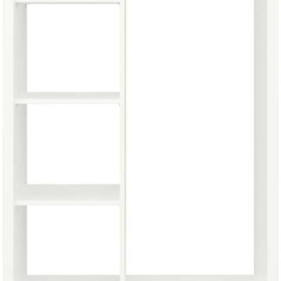 Bílá otevřená šatní skříň 90x170 cm Tromsö - Tvilum