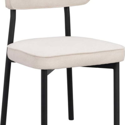Bílo-béžové jídelní židle v sadě 2 ks Paisley - Rowico