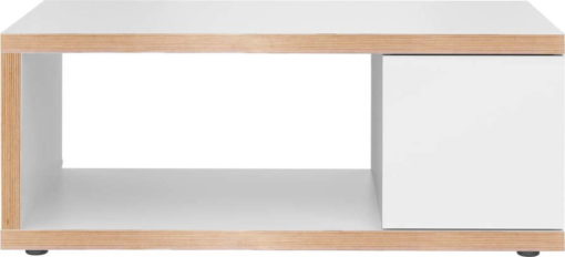 Bílý konferenční stolek 105x55 cm Berlin - TemaHome