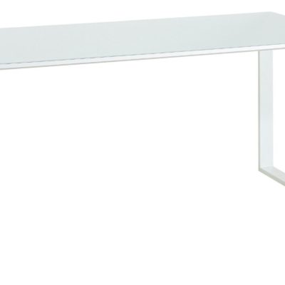 Bílý lesklý kancelářský stůl Germania Monteria 4200 160 x 80 cm